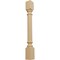 Ekena Millwork 3 3/4"W x 3 3/4"D x 35 1/2"H Traditional Cabinet Column, Cherry COL03X03X35TRCH - alternate 1